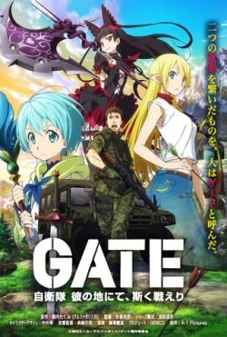 GATE um anime que mistura fantasia e militarismo moderno